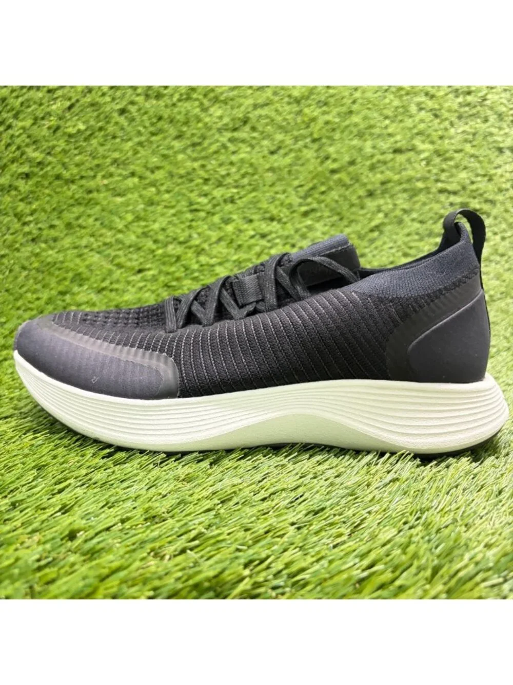 Allbirds Strider Womens Size 8.5 Black White Athletic Running Shoes Sneakers